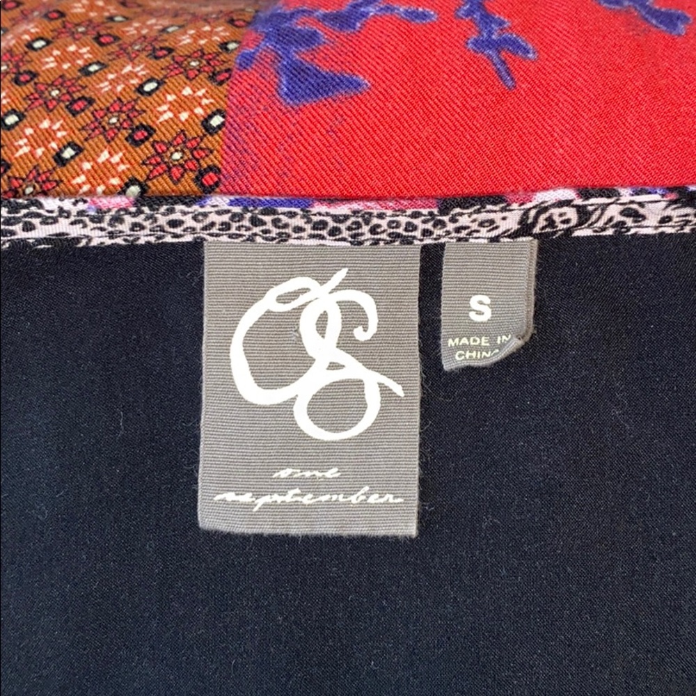 Anthro One September Embroidered Patchwork Lace-U… - image 8